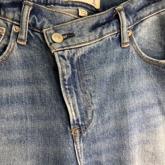 Abercrombie & Fitch Ultra High Rise 90s Straight Jean Criss-Cross Waist Size 29 - Picture 6 of 13